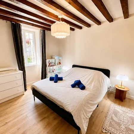 Les Bruyeres-maison De Famille-50m De La بيت للعطل لوك-سور-مير